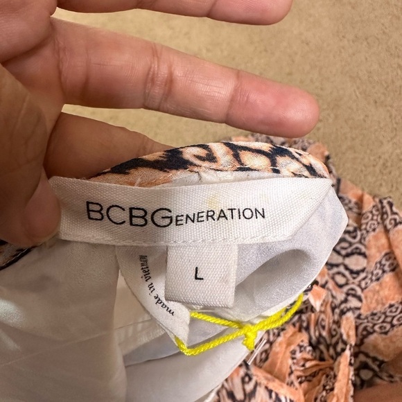 NWT BCBGeneration Spaghetti Strap Maxi Dress Size L - Picture 9 of 9